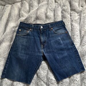 Levi's Dark Blue Denim Cutoff Men’s Shorts